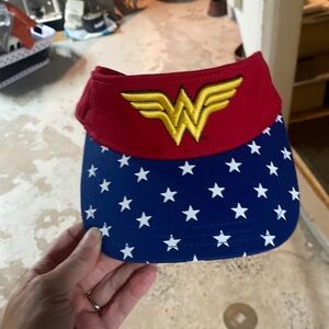 Wonder Woman visor. Never worn. One size fits all